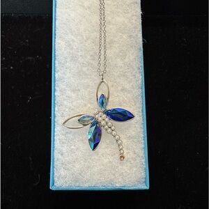 Touchstone Crystal Dragonfly Pendant